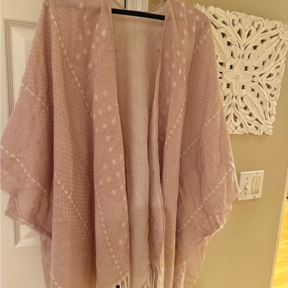 Gentle Fawn Pink Perforated Scarf